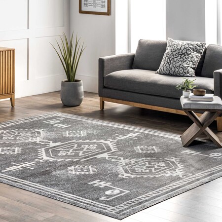 Nuloom Kyleigh Machine Washable Southwestern Area Rug 4ft x 6ft LPKV07B-406